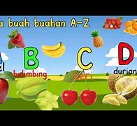 Sebutkan Nama Buah Dari Huruf B